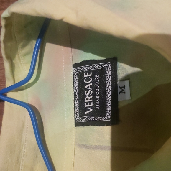 Vintage Tie Dye Printed Versace Button Up Shirt Reworked - Picture 5 of 12